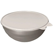 Миска с крышкой 1,55л "WAVE" металлик бежевый 312-1265 Миска с крышкой 1,55л "WAVE" металлик бежевый 312-1265