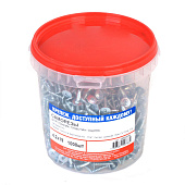  Саморезы металл-металл с прессшайбой ШСММ 4,2х19мм, 1000шт, цинк 