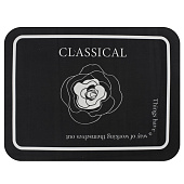  Коврик для сушки посуды Classical 30х40см черный 550 