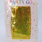  Праздничный занавес, дождик для фотозоны "Gleaming rain", yellow (100х200 см) 