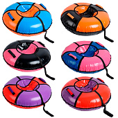  Тюбинг-ватрушка Winter Star, диаметр чехла 100 см, цвет МИКС 