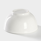 Салатник Доляна White Label, 400 мл, фарфор, белый 2784656 Салатник Доляна White Label, 400 мл, фарфор, белый 2784656