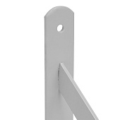 Кронштейн 250х150х30х4мм, усиленный, белый, Сибртех Кронштейн 250х150х30х4мм, усиленный, белый, Сибртех