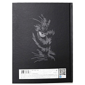  Бизнес-блокнот А5  80л блок клетка 5-ти цв. тв. обл. матов.лам. 3D фольга 3D лак Black Cat (20) /80ББ5лофлВ1_30991/ 