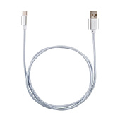  Кабель Energy ET-01 USB/Type-C, серебро 006372 