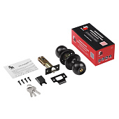 Ручка-защелка ЗШ-01 ключ фиксатор, черный Ручка-защелка ЗШ-01 ключ фиксатор, черный