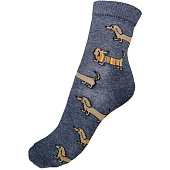 Женские носки Grand Line, арт. Ж-24, таксы, р. 25 Женские носки Grand Line, арт. Ж-24, таксы, р. 25