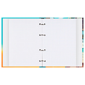  Тетрадь А5 120л на кольцах клетка твердая обложка глянцевая ламинация Best combination, ТТ5к120_лг 10096 