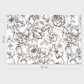  Декор 20х30 Мерида серый /ВКЗ 