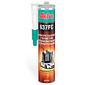  Герметик полеуретановый быстросохнущий серый Akfix 637FC, 280 мл 