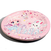 Тарелка одноразовая бумажная «Аниме», 18 см Тарелка одноразовая бумажная «Аниме», 18 см