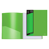  Папка пластиковая А4, deVENTE Juicy, 60 прозрачных вкладышей, 450 мкм, карман на корешке, салатовая, 3105708 