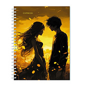 Тетрадь 48 л клетка спираль Апплика Романтика, С0245-130 Тетрадь 48 л клетка спираль Апплика Романтика, С0245-130