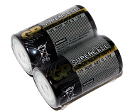  Батарейка D Super Cell R20(2шт/спайка)/GP 