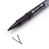 Маркер перманентный, черный, 0,5-1мм, двухсторонний Маркер перманентный, черный, 0,5-1мм, двухсторонний
