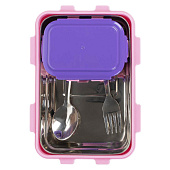 Термо ланч-бокс Mini Fun Treat Steel, 0,65 л, Pink ML37705-PK Термо ланч-бокс Mini Fun Treat Steel, 0,65 л, Pink ML37705-PK