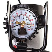 Компрессор металлический 40л/мин в прикуриватель SKYWAY БУРАН-01N Hi-tech Малые габариты, сумка, фиксатор давления, 10атм Компрессор металлический 40л/мин в прикуриватель SKYWAY БУРАН-01N Hi-tech Малые габариты, сумка, фиксатор давления, 10атм