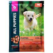  Влажный корм для щенков All Puppies тефтели с говядиной 85гр 