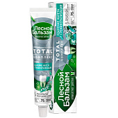  Зубная паста Лесной бальзам Морская соль, мята и травы 75мл 