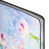  Блокнот BRAUBERG VISTA Pink flowers, 80л, А5, 143x210, под кожу, 112075 