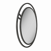 Зеркало с LED подсветкой Marlene Led d 700 серый муар Континент Зеркало с LED подсветкой Marlene Led d 700 серый муар Континент