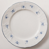  Тарелка мелкая 25 см Thun Bernadotte  декор "Синие мелкие цветы" 
