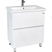 Тумба Мальта 60 напольная Белая с раковиной Como 60 17564 Viant Тумба Мальта 60 напольная Белая с раковиной Como 60 17564 Viant