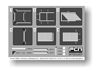  Решетка радиаторная разборная 60х90 белая 