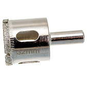 Сверло алмазное по керамике и стеклу 32мм "Hardcore" Сверло алмазное по керамике и стеклу 32мм "Hardcore"