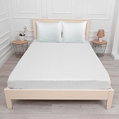 Mariya DeLuxe, простынь, 150х220, хлопок 100%, арт.Б-ПР-150-(140гр) Белый Mariya DeLuxe, простынь, 150х220, хлопок 100%, арт.Б-ПР-150-(140гр) Белый