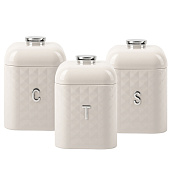 Набор контейнеров для сыпучих продуктов,айвори WE-BS171-IVR-B Набор контейнеров для сыпучих продуктов,айвори WE-BS171-IVR-B