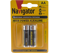  Батарейка AA/LR6  (2шт) Navigator 94752 