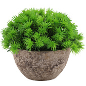  Искусственный цветок в кашпо, h 13 см, 10922-5717 