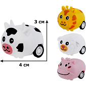 Игрушка Зверушка инерционная Размер: 4х3х3см Игрушка Зверушка инерционная Размер: 4х3х3см