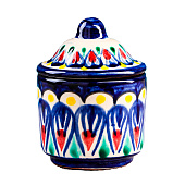 Баночка для специй Риштанская Керамика "Узоры" 100мл 9093592 Баночка для специй Риштанская Керамика "Узоры" 100мл 9093592
