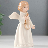 Сувенир керамика "Девочка-ангел со скрипкой" 7х4,6х11 см 9720723 Сувенир керамика "Девочка-ангел со скрипкой" 7х4,6х11 см 9720723