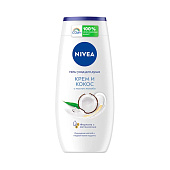 Гель-уход для душа Nivea жен Крем Кокос 250мл Гель-уход для душа Nivea жен Крем Кокос 250мл