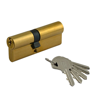  Цилиндр ключ/ключ МЦ-80 (45-35) ЛУ-80 (латунь) Нора-М 