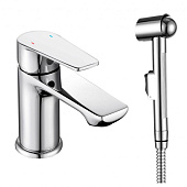  Смеситель для раковины с гигиеническим душем Dyno хром 6249285C Gross Aqua 