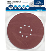  Круг абразивный под липучку 225мм Р80 5шт Vertextools 