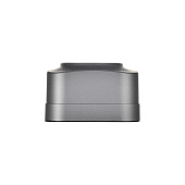 Розетка компьютерная накладная RJ45 cat 5e, цвет сталь, IEK GLORY