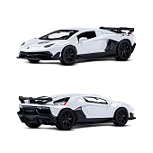 Машина металлическая ТМ Автопанорама 1:43 Lamborghini Aventador SVJ цвет: белый, JB1251558