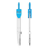 Циркуль ErichKrause S-COOL 120мм метал. 31526 Циркуль ErichKrause S-COOL 120мм метал. 31526