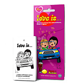  Ароматизатор подвесной картон LOVE IS… Кола-лимон 