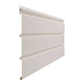 Софит с центральной перфорацией Docke STANDARD, Пломбир 3000х305 мм Софит с центральной перфорацией Docke STANDARD, Пломбир 3000х305 мм