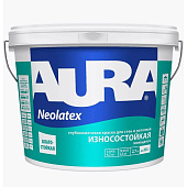 Краска износостойкая для стен и потолков "AURA NEOLATEX"(TR) 2,7л Краска износостойкая для стен и потолков "AURA NEOLATEX"(TR) 2,7л