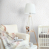 Обои 1.06х10м Romarta арт.106-102-43 Звезды на белом /Moda Interio Обои 1.06х10м Romarta арт.106-102-43 Звезды на белом /Moda Interio