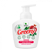 Пенка для мытья посуды, игрушек, овощей и фруктов Greeny Нежный гранат 400мл CG8328 Пенка для мытья посуды, игрушек, овощей и фруктов Greeny Нежный гранат 400мл CG8328