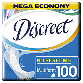  DISCREET Женские гигиенические прокладки на каждый день Air Multiform 100шт 