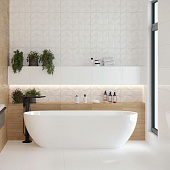  Плитка  30х50 Nature white 02 Рельеф арт.010100001403 Белый /Gracia Ceramica (1,2м2) 